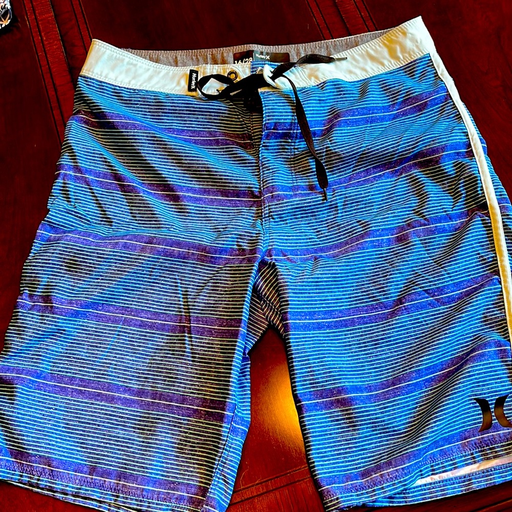 Hurley boy’s trunks. Like new!